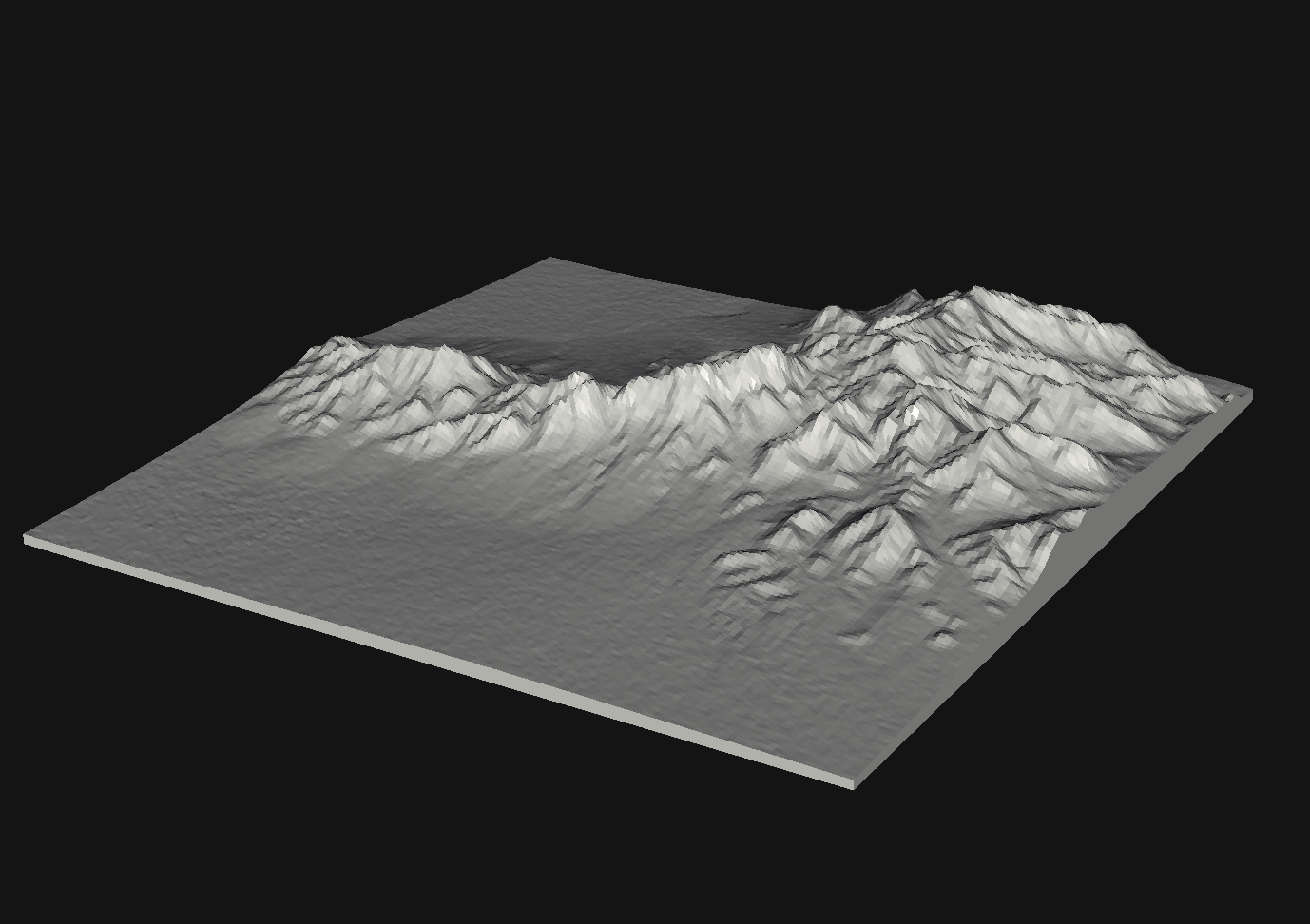 example topographic mesh